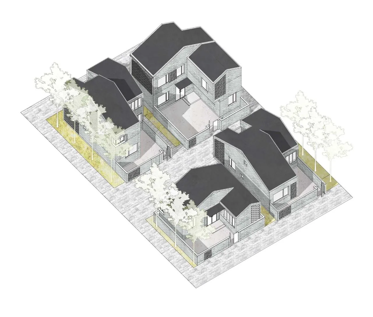 BIM Architecture | Mugou Village New Community, Yilin Town, Funing County/Zhou Ling Studio of Nanda Design Institute