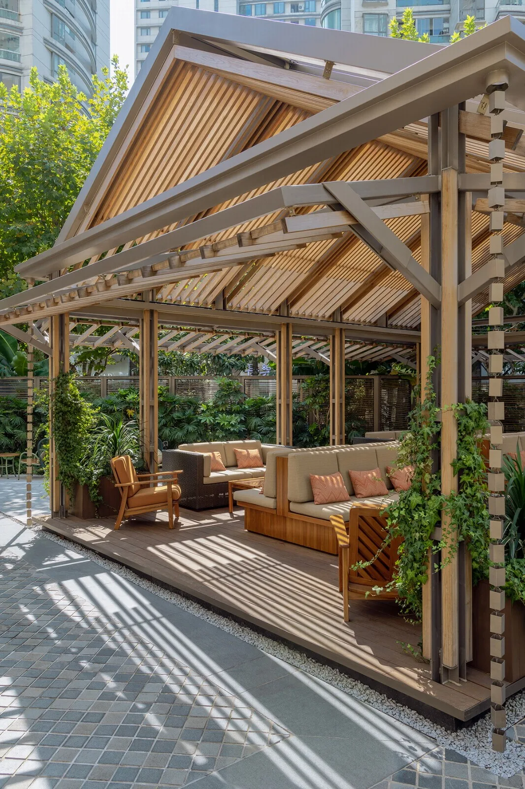 BIM Architecture | Shuangting Garden: Outdoor Space Renovation of Shanghai Sukhothai Hotel/LUKSTUDIO Studio