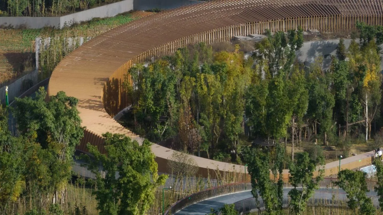 BIM Architecture | Chengdu Panda New House: Natural Habitat in the Valley and Forest/EID Arch Jiang Ping Studio