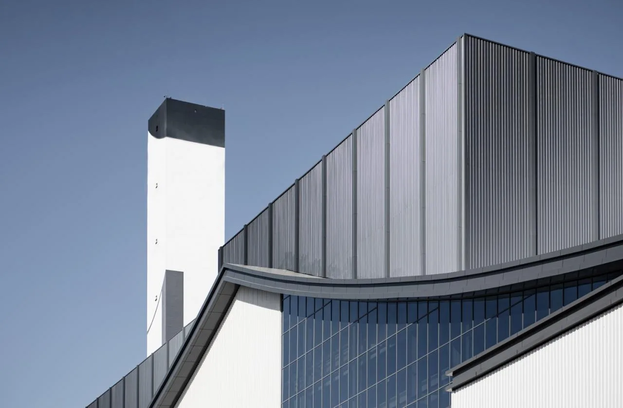 BIM Architecture | Xidong Municipal Solid Waste Incineration Power Plant Facade Renovation/Guangzhou Huake Engineering Technology Co., Ltd