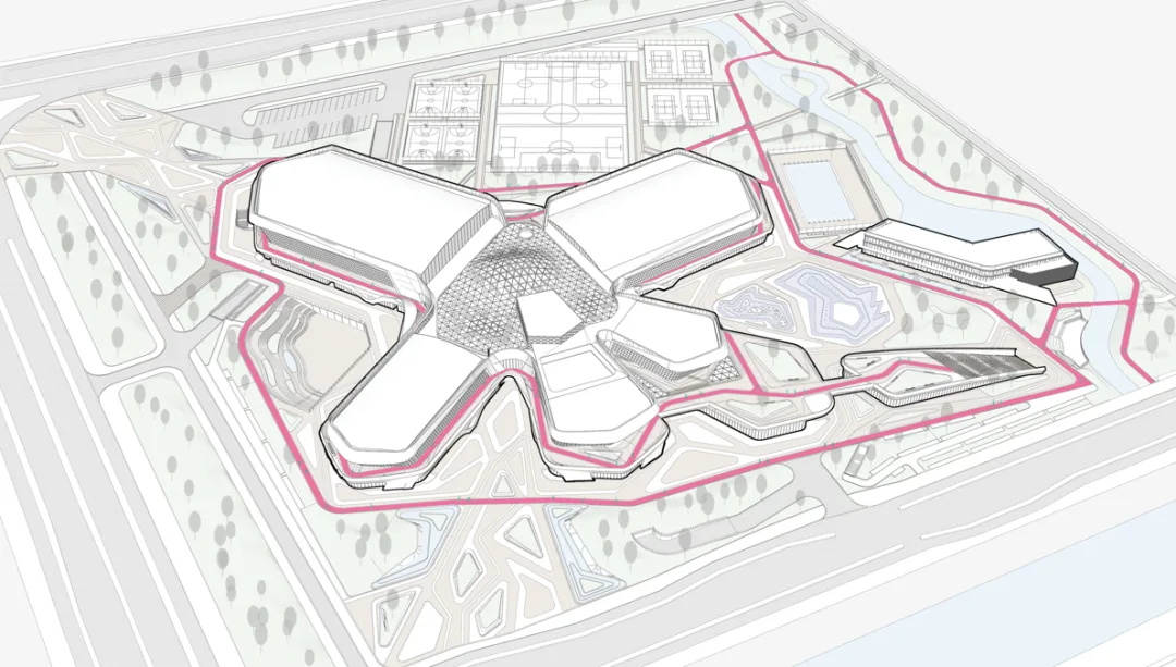 BIM Architecture | Sports Catalyze Urban Life: Tongxiang National Fitness Center and Li Ning Sports Park/PTD Botao Design