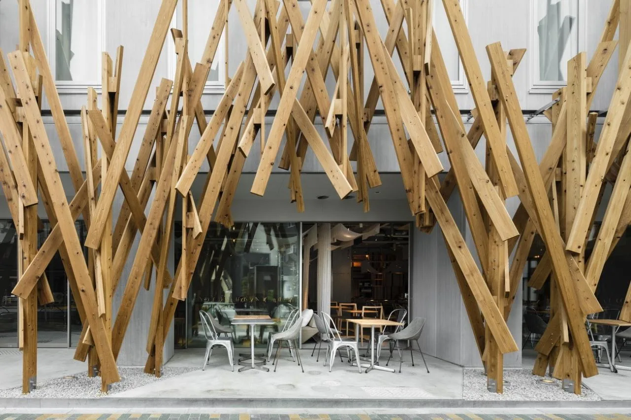 BIM Architecture | ONE @ Tokyo Hotel/Kengo Kuma Architecture Urban Design Firm