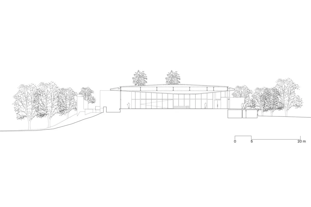 BIM Architecture | Activity Center within the City Wall/Triangular