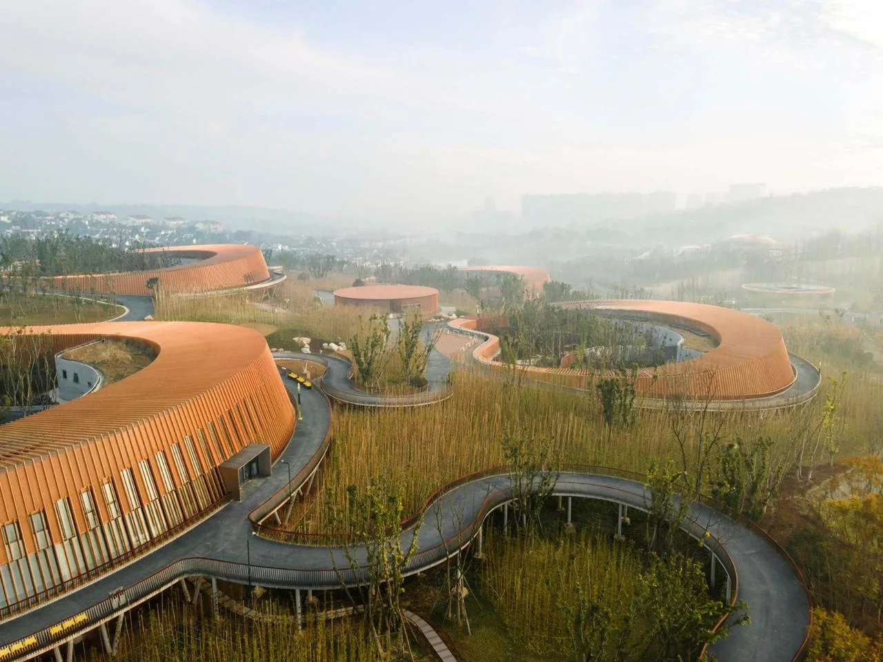 BIM Architecture | Chengdu Panda New House: Natural Habitat in the Valley and Forest/EID Arch Jiang Ping Studio