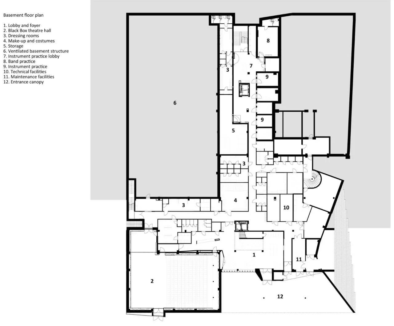 BIM Architecture | Lumit Art High School/Lukkairoinen Architecture Firm