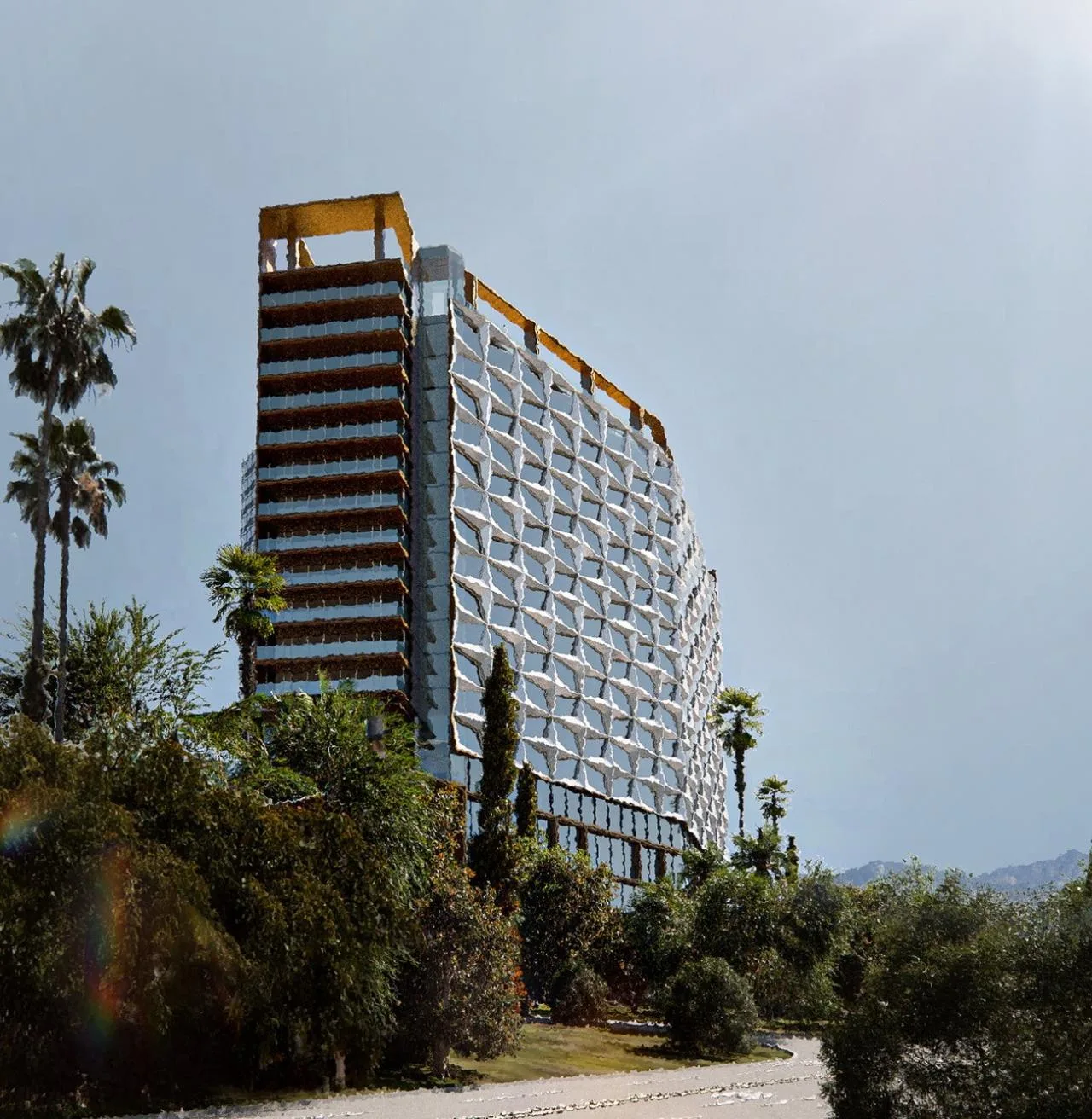 BIM Architecture | Hilton Hotel Expansion in Universal Studios, Los Angeles/Zhu Peidong line+Architecture Firm