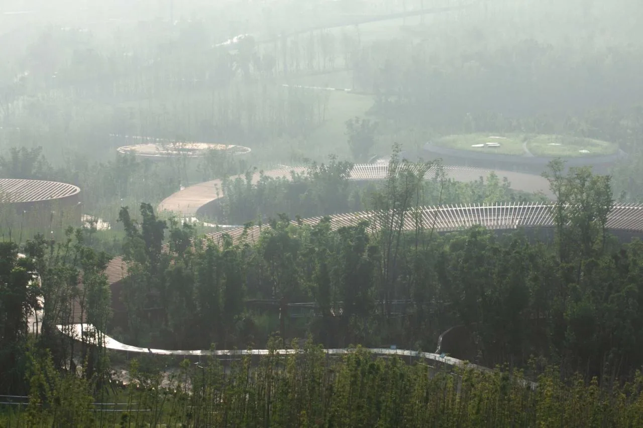 BIM Architecture | Chengdu Panda New House: Natural Habitat in the Valley and Forest/EID Arch Jiang Ping Studio