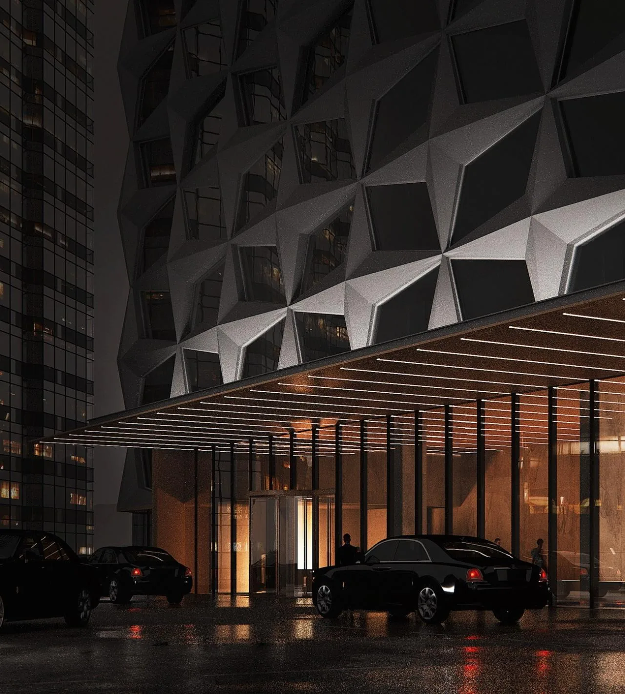 BIM Architecture | Hilton Hotel Expansion in Universal Studios, Los Angeles/Zhu Peidong line+Architecture Firm