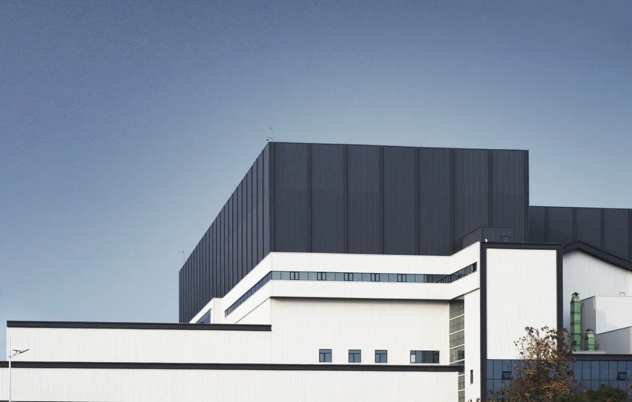 BIM Architecture | Xidong Municipal Solid Waste Incineration Power Plant Facade Renovation/Guangzhou Huake Engineering Technology Co., Ltd