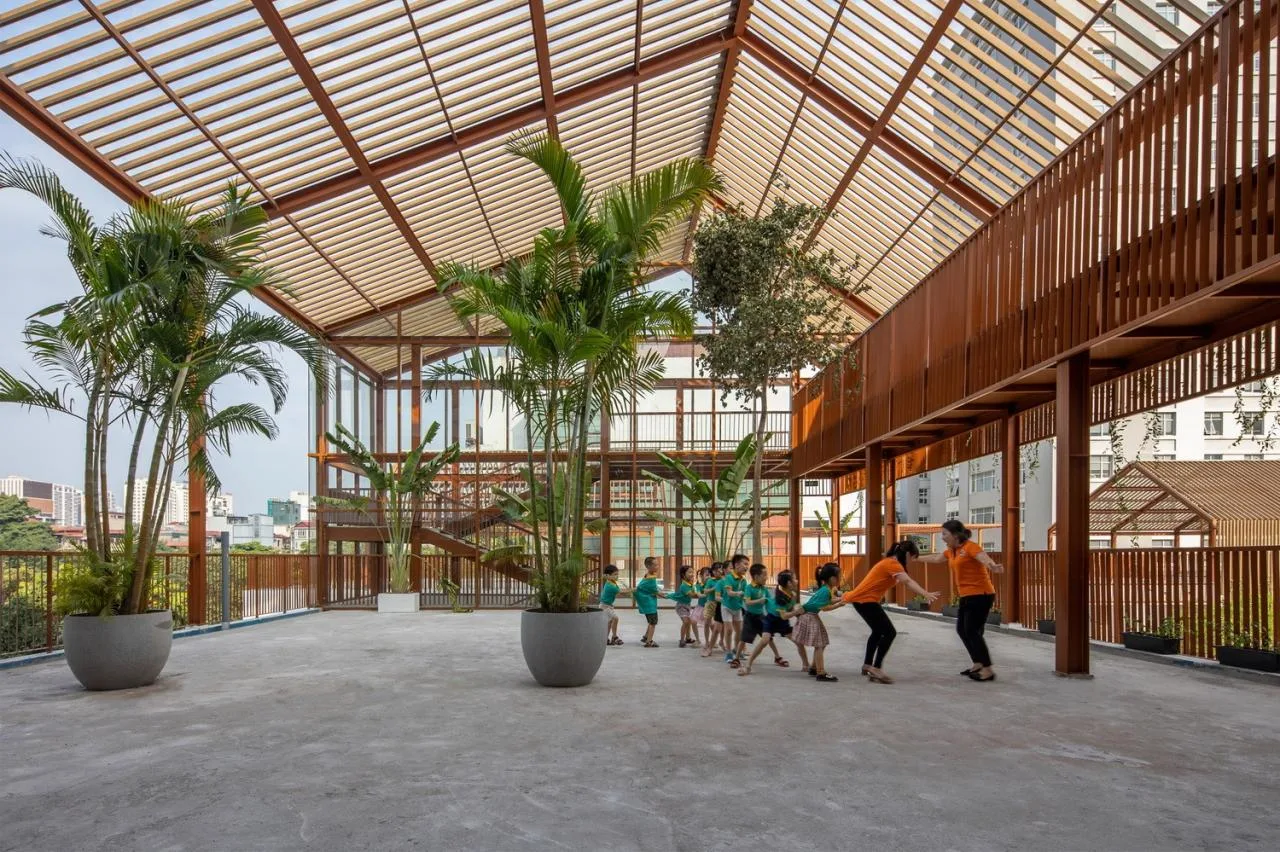 BIM Architecture | Dich Vong Hau Kindergarten/Sunjin Vietnam Joinventure Company