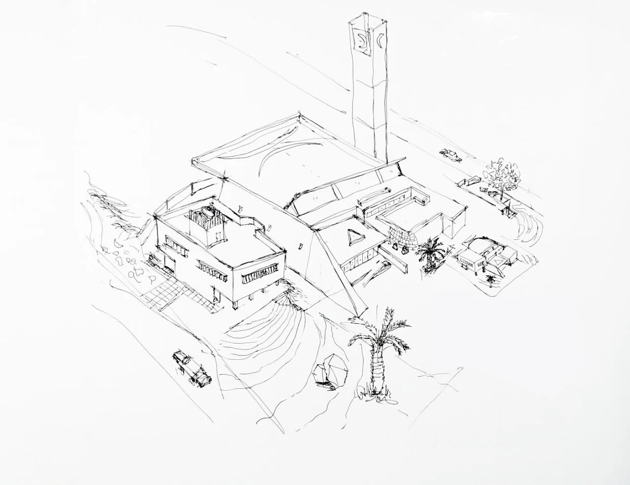 BIM Architecture | Light and Stone, Al Gharra Mosque/Mohammed Ibrahim Shafee Architectural Office