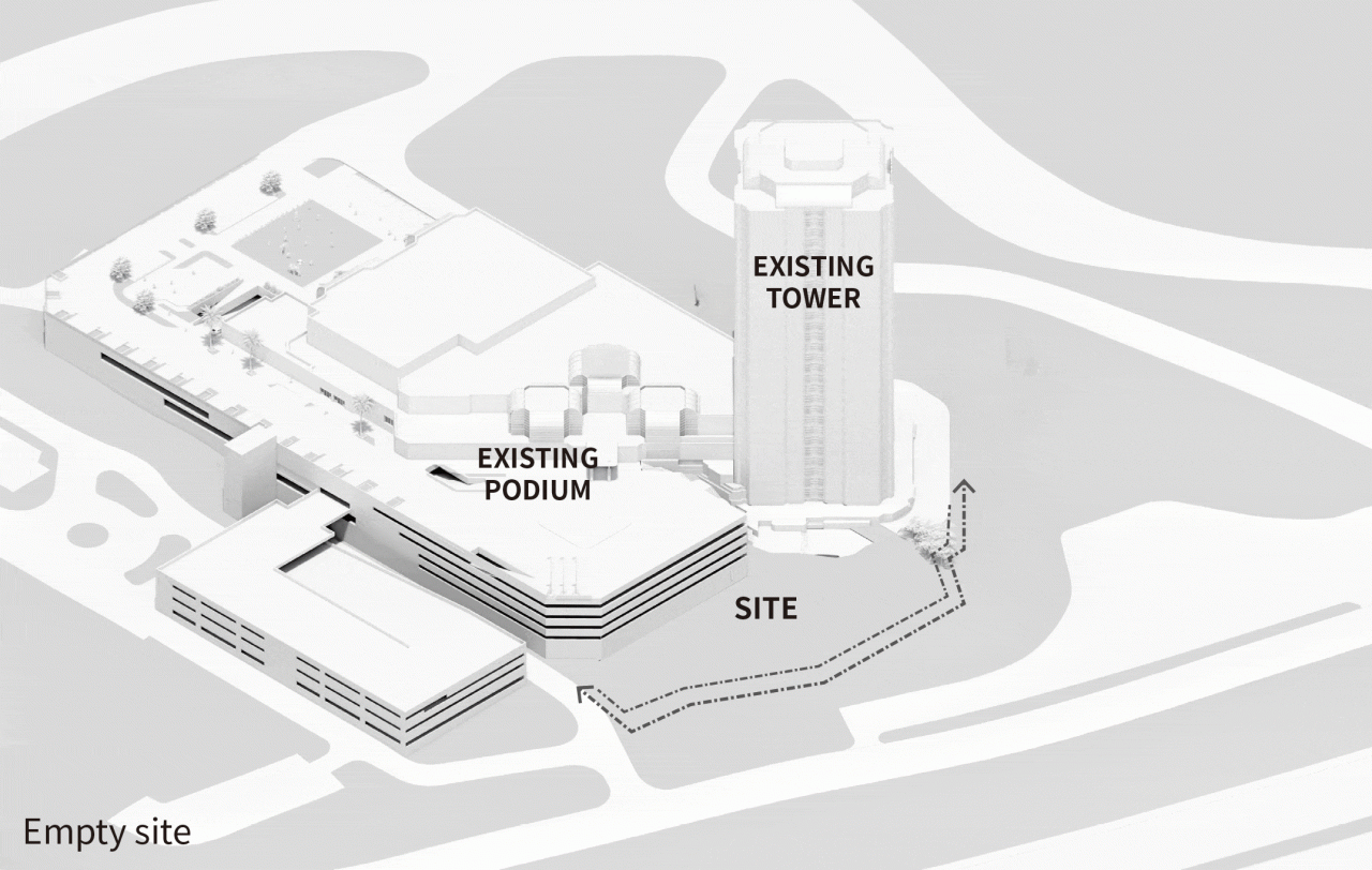 BIM Architecture | Hilton Hotel Expansion in Universal Studios, Los Angeles/Zhu Peidong line+Architecture Firm
