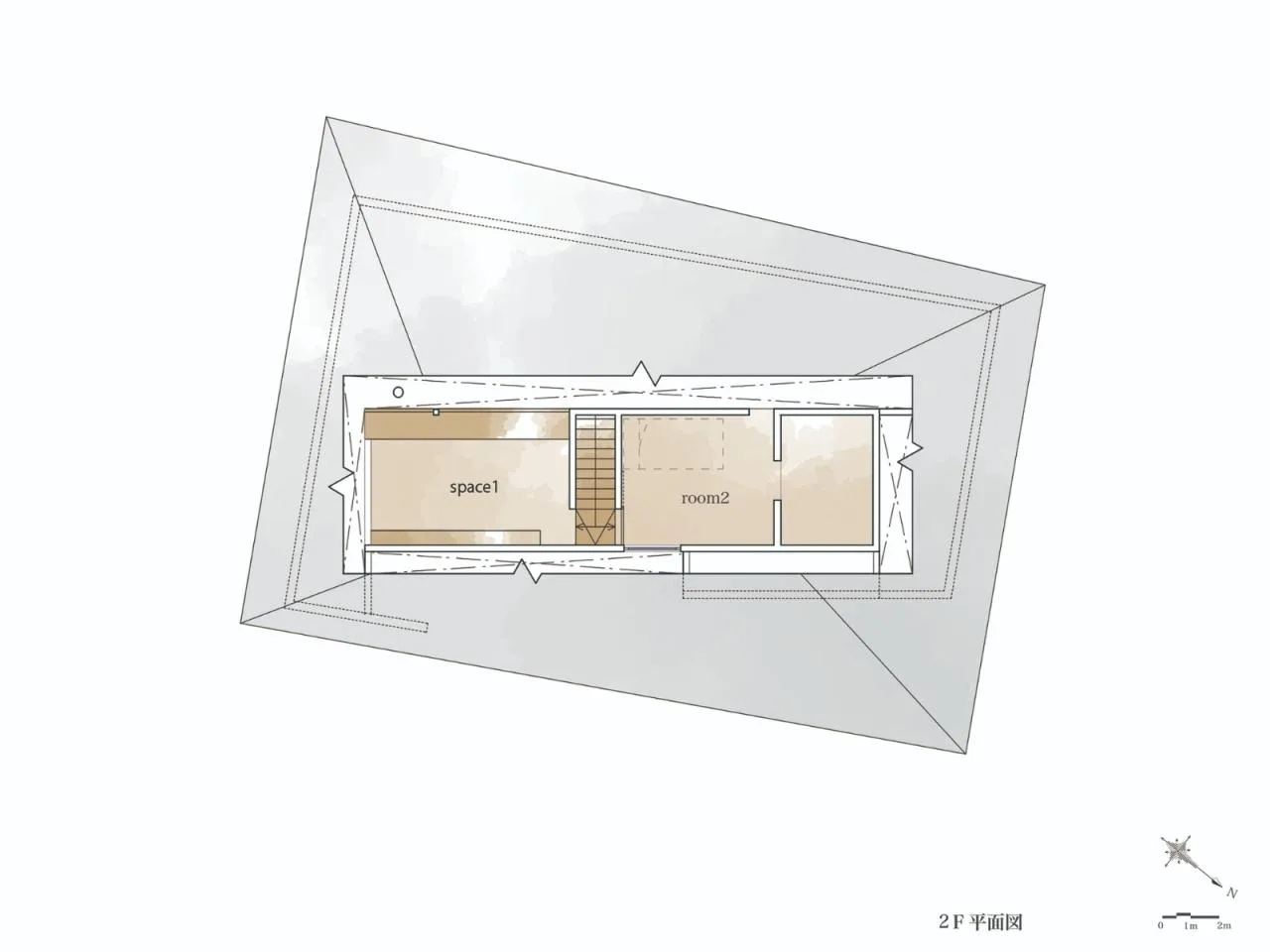 BIM Architecture | Flooring and Roofing in Haiyuan Town/SAI Architecture Studio