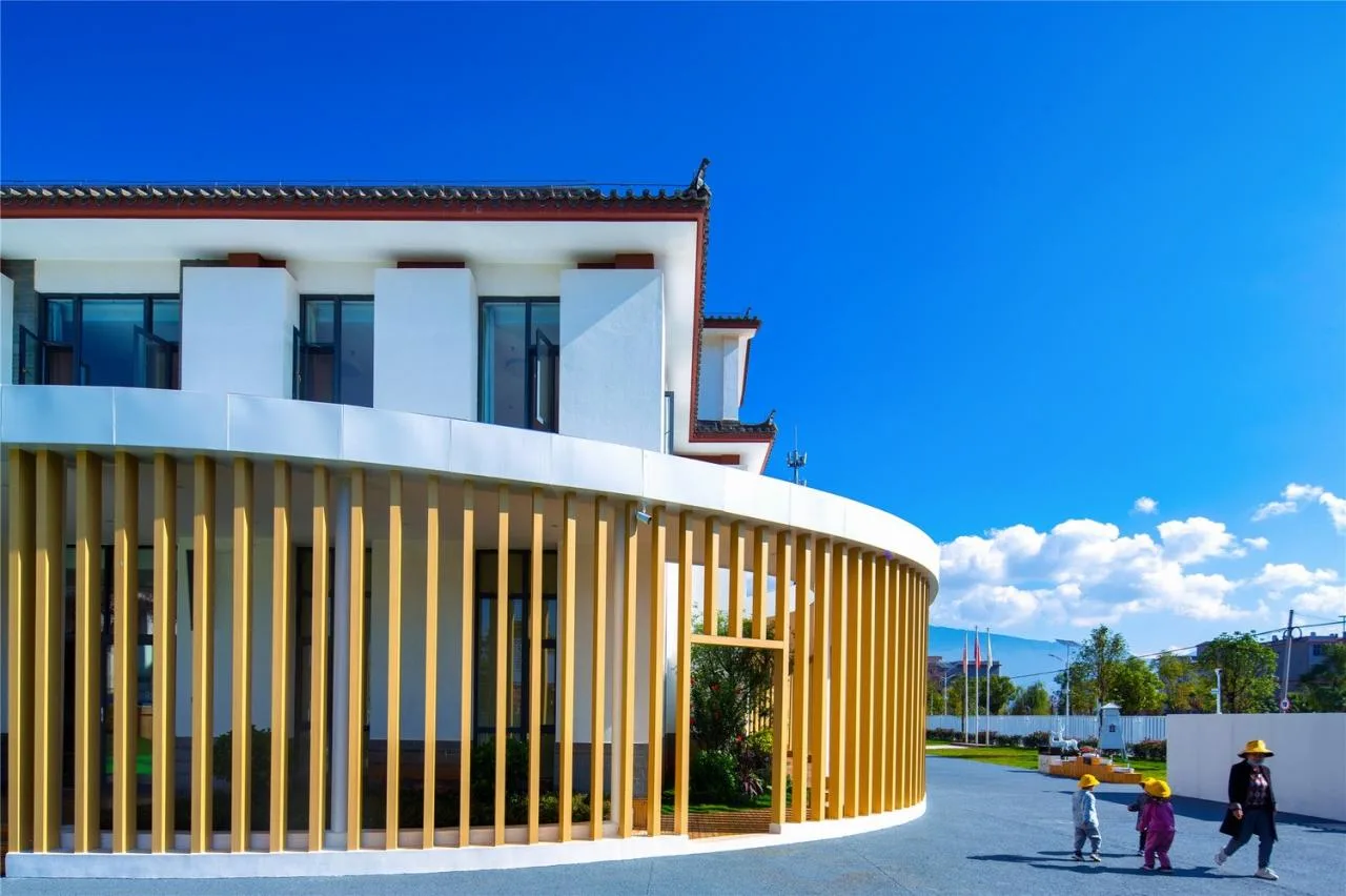 BIM Architecture | Rebirth of the Treasure Box in Campus Renewal: Yuxi Yuepan Rural Kindergarten in Yunnan/Shanghai Sixu Architectural Planning and Design Co., Ltd