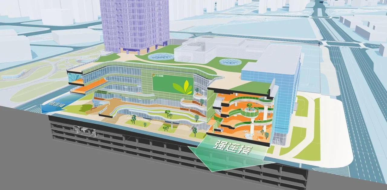BIM Architecture | Changsha Merchants Meixi Lake Garden City Plan Debuts: [24 Hours · Forest Life Children's Walk] Technology Ecological Aerobic MALL/Sanyi China