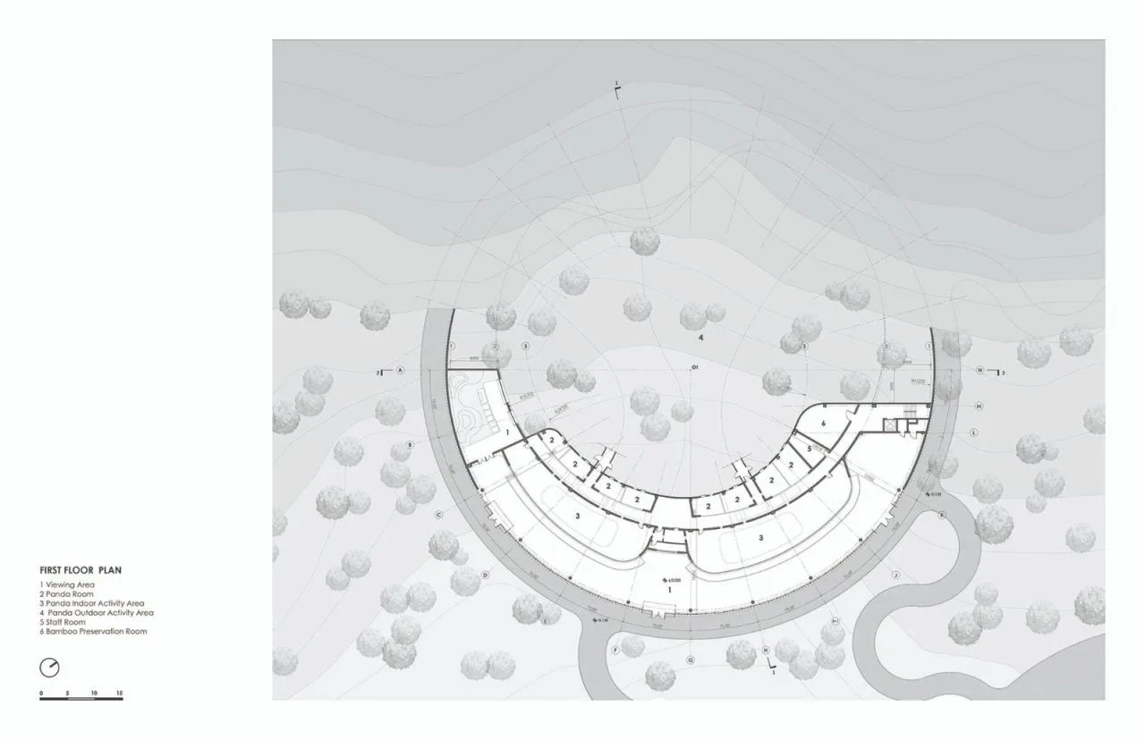 BIM Architecture | Chengdu Panda New House: Natural Habitat in the Valley and Forest/EID Arch Jiang Ping Studio