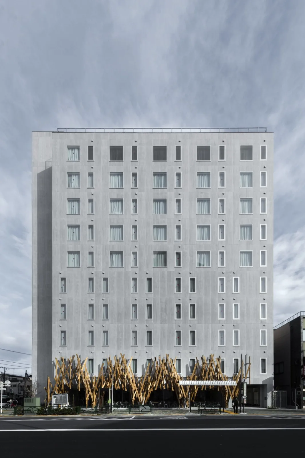 BIM Architecture | ONE @ Tokyo Hotel/Kengo Kuma Architecture Urban Design Firm