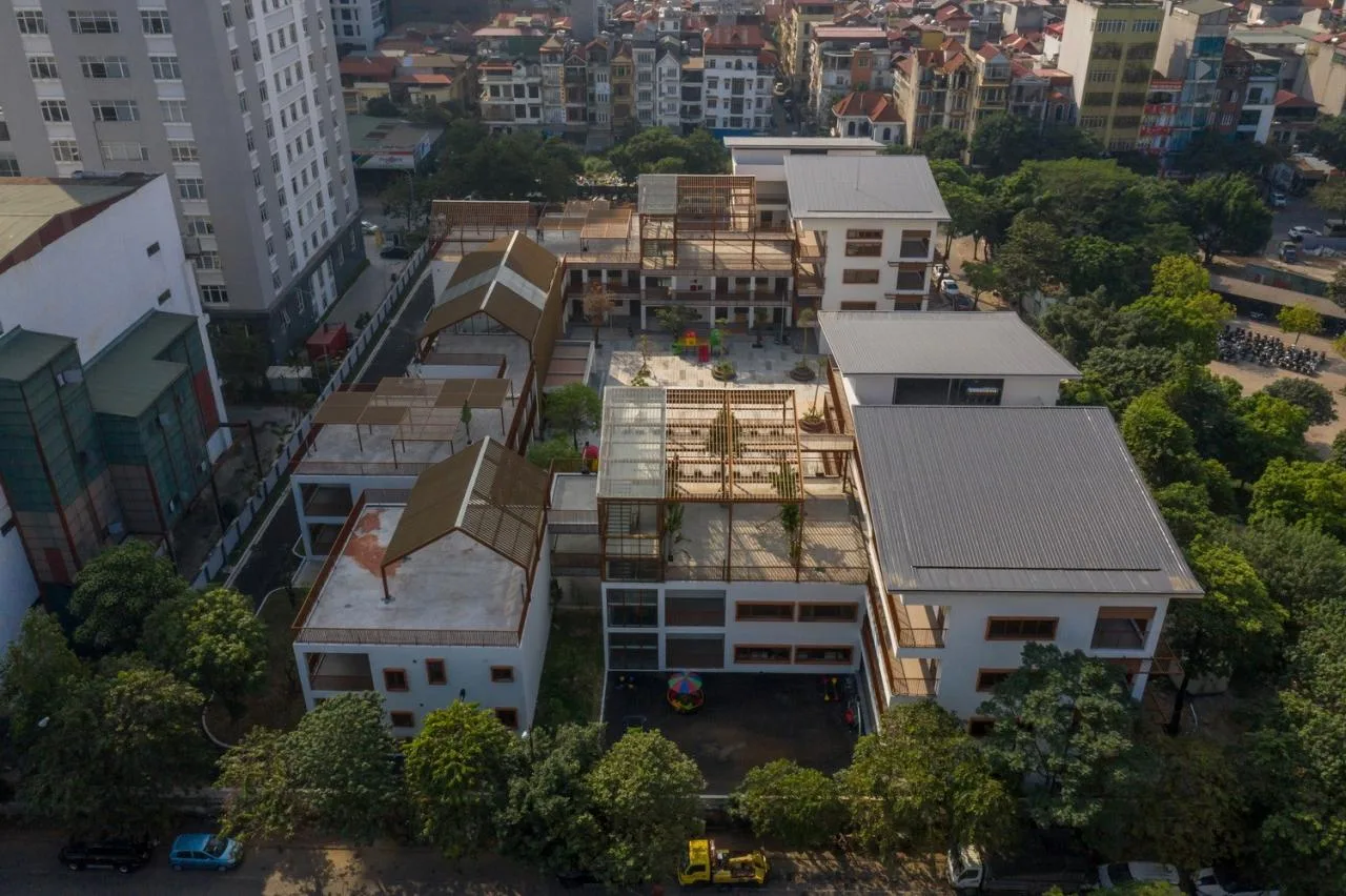 BIM Architecture | Dich Vong Hau Kindergarten/Sunjin Vietnam Joinventure Company