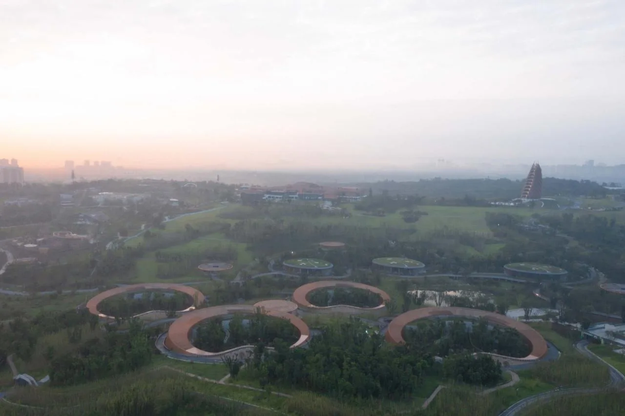 BIM Architecture | Chengdu Panda New House: Natural Habitat in the Valley and Forest/EID Arch Jiang Ping Studio