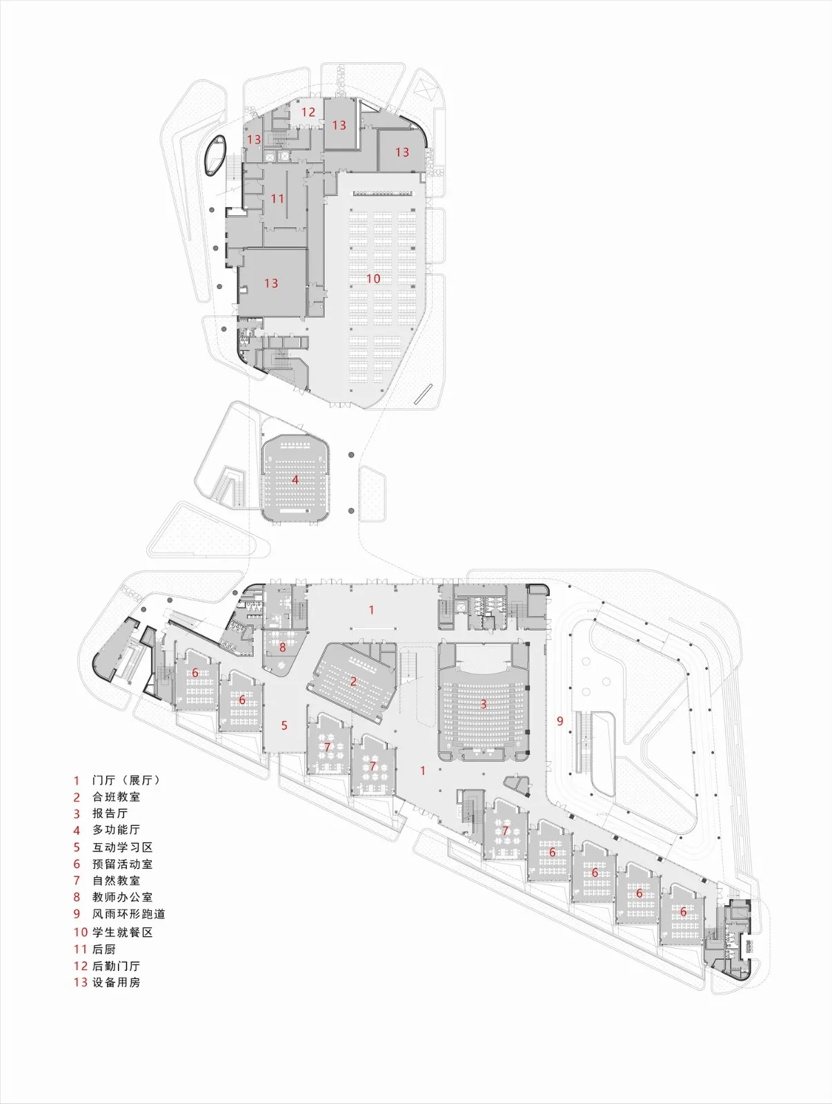 BIM Architecture | Dialogue with Childlike Hearts, Natural Paradise: Hangzhou Jiangnan Experimental School Education Group Jianghui Primary School/Zhejiang University Architectural Design and Research Institute