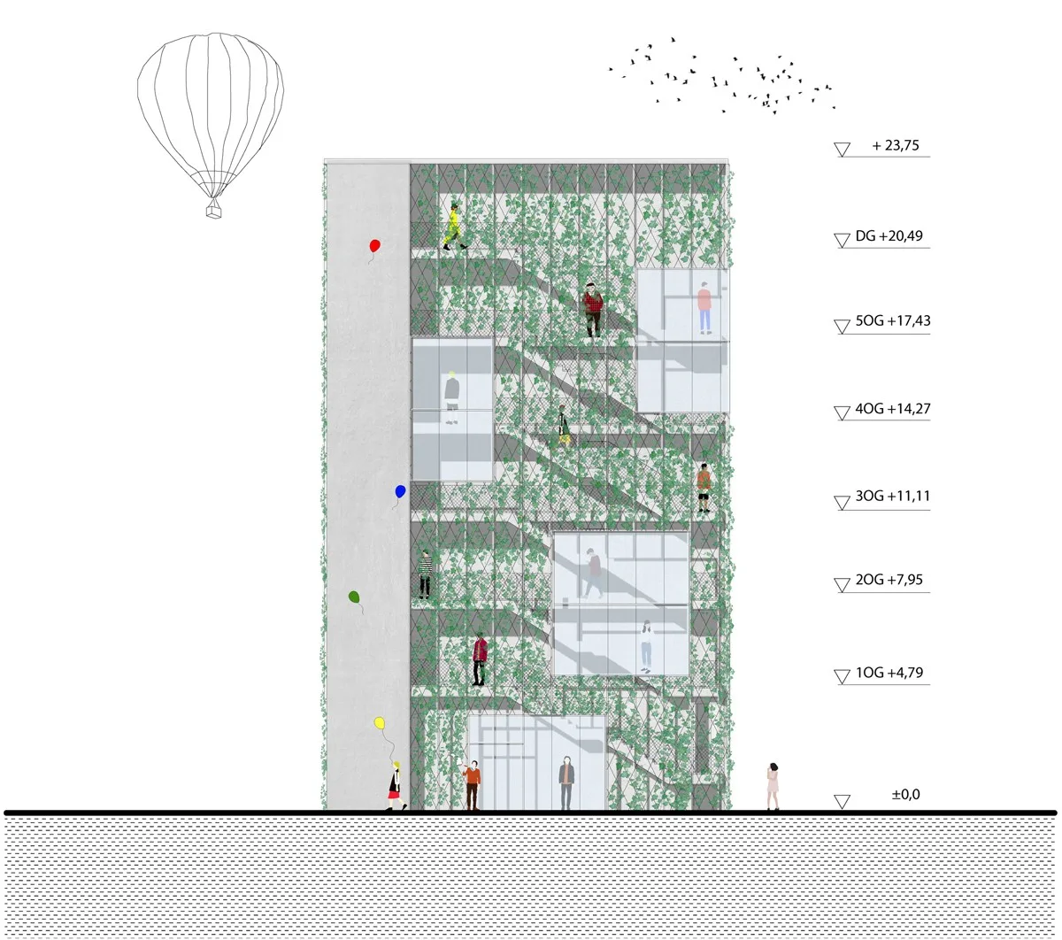 BIM Architecture | Binhu Forum Apartments/Heri& salli
