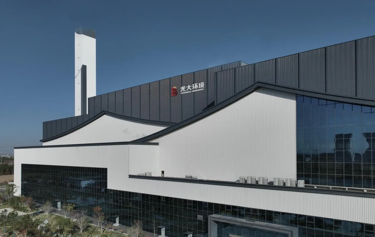 BIM Architecture | Xidong Municipal Solid Waste Incineration Power Plant Facade Renovation/Guangzhou Huake Engineering Technology Co., Ltd