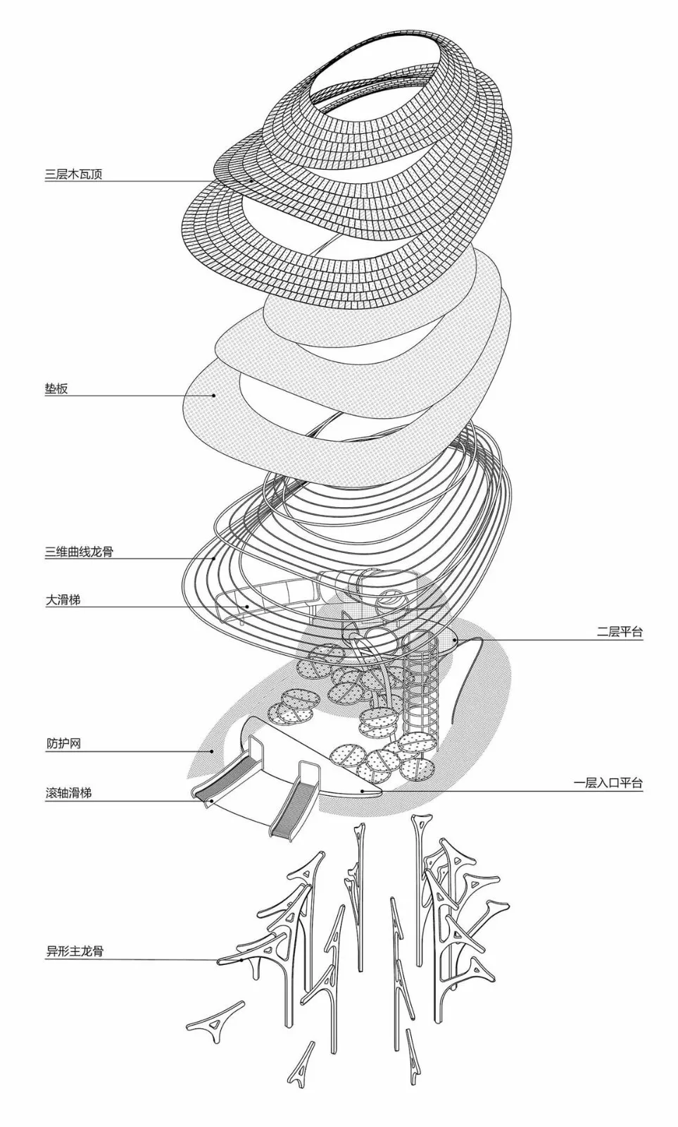 BIM Architecture | Jungle Planet · Children's Space Returning to Nature/Joyful Design