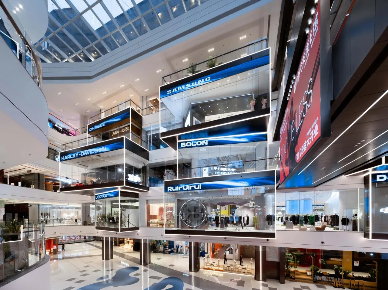 BIM Architecture | Ten Years of Construction, One Sky Street, One City: Chongqing Longhu Times Sky Street E-Hall/Chengzhi Design