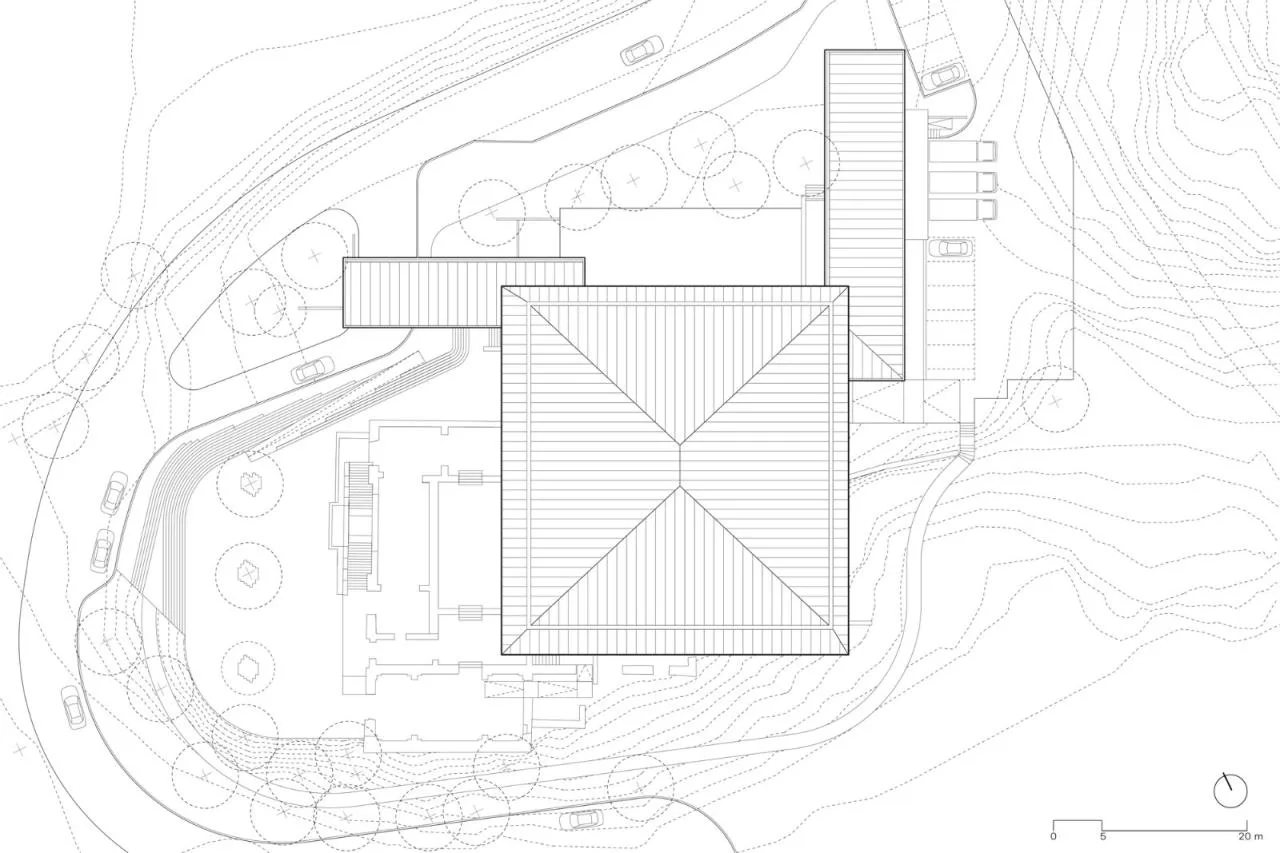 BIM Architecture | Activity Center within the City Wall/Triangular