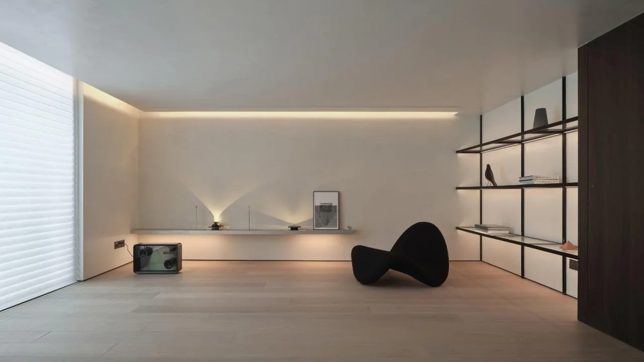 BIM building | 420 square meter duplex apartment under wutong tree: ingenious creation of "line of sight connectivity" elevated space/eight wasteland design for young families