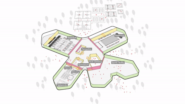 BIM Architecture | Sports Catalyze Urban Life: Tongxiang National Fitness Center and Li Ning Sports Park/PTD Botao Design