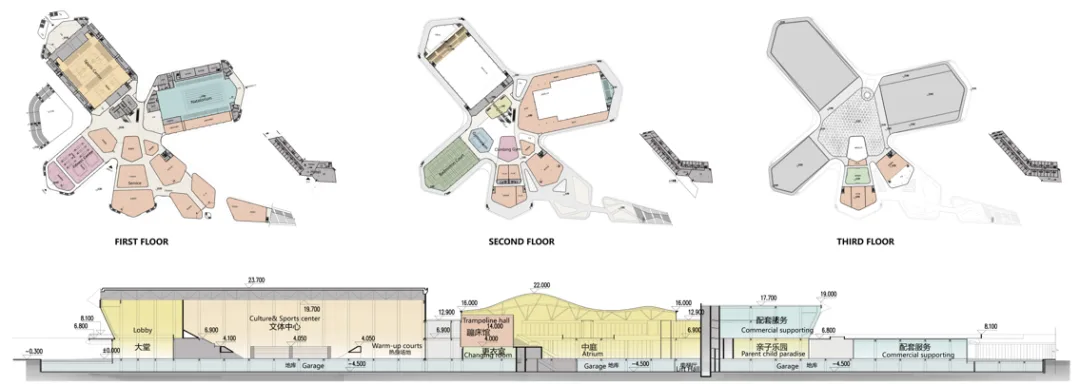 BIM Architecture | Sports Catalyze Urban Life: Tongxiang National Fitness Center and Li Ning Sports Park/PTD Botao Design