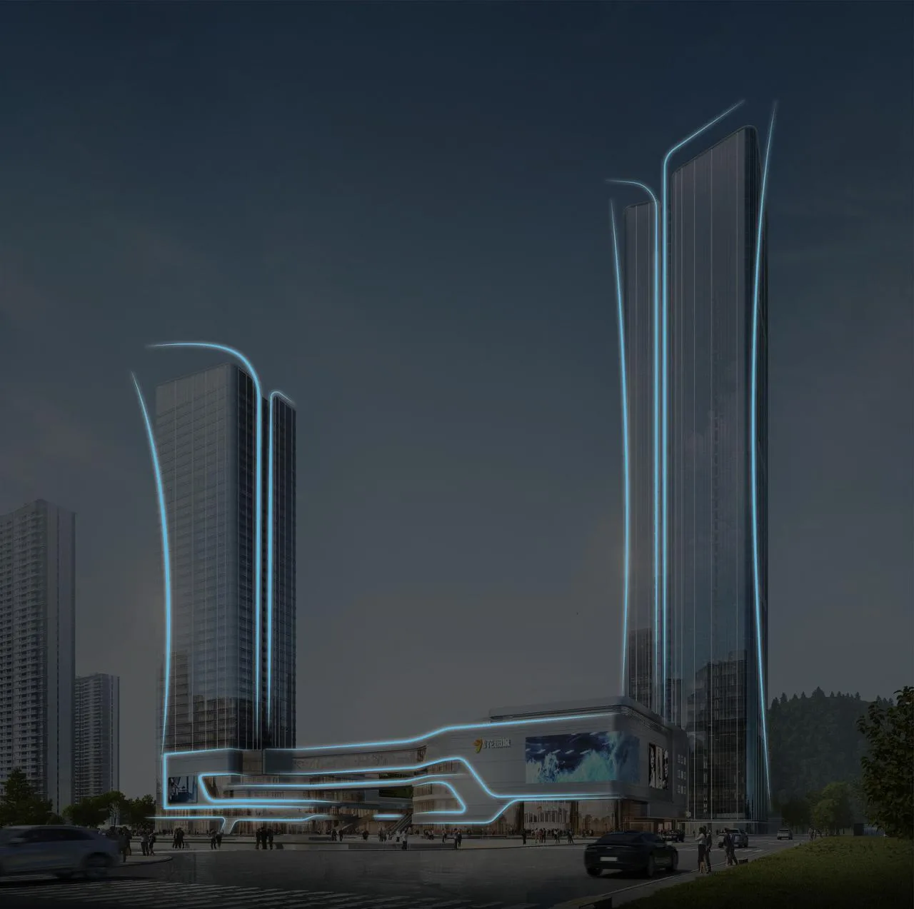 BIM Architecture | Changsha Merchants Meixi Lake Garden City Plan Debuts: [24 Hours · Forest Life Children's Walk] Technology Ecological Aerobic MALL/Sanyi China