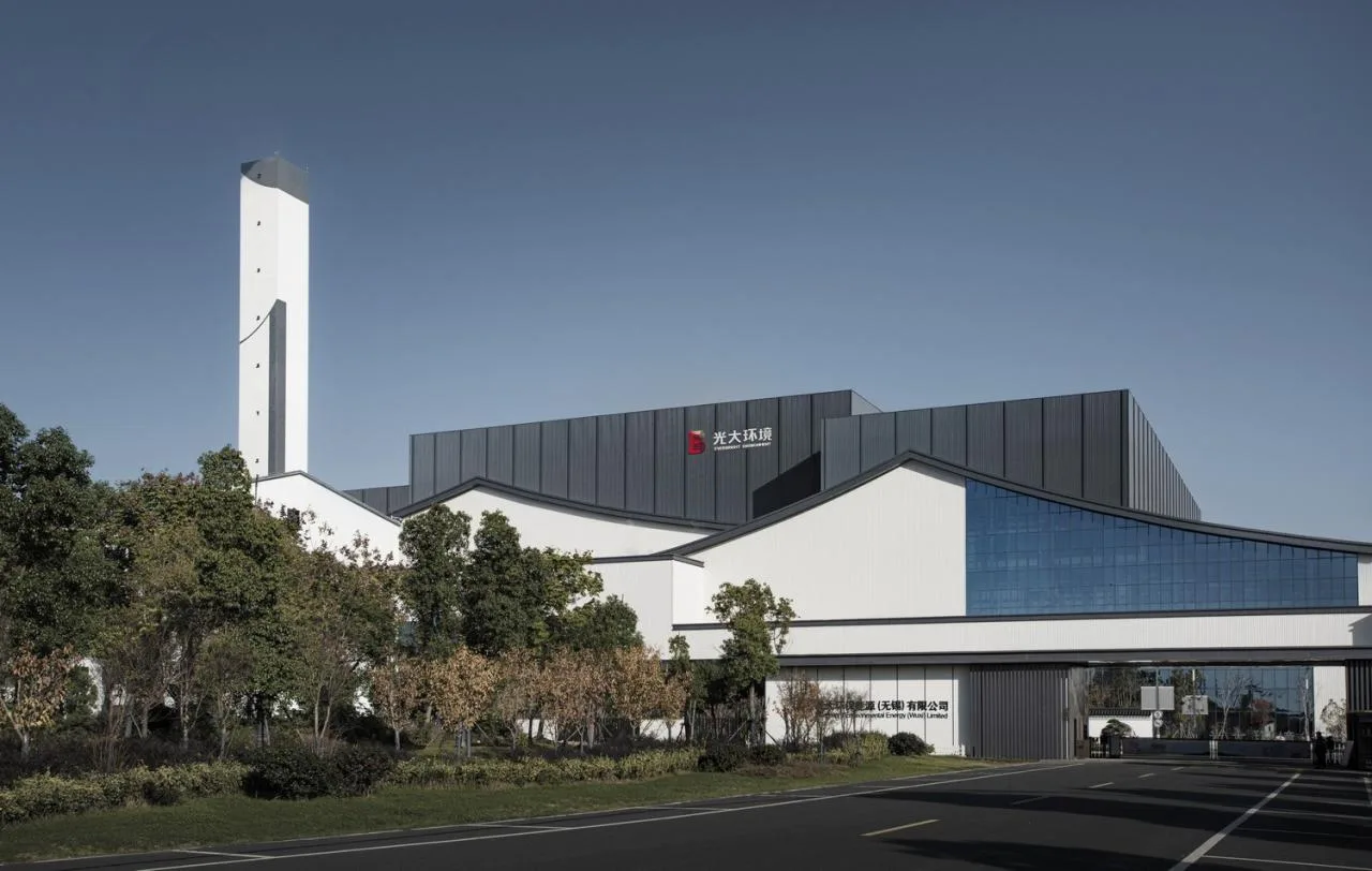 BIM Architecture | Xidong Municipal Solid Waste Incineration Power Plant Facade Renovation/Guangzhou Huake Engineering Technology Co., Ltd
