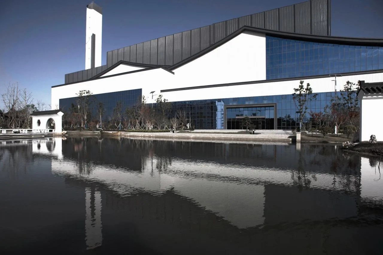BIM Architecture | Xidong Municipal Solid Waste Incineration Power Plant Facade Renovation/Guangzhou Huake Engineering Technology Co., Ltd