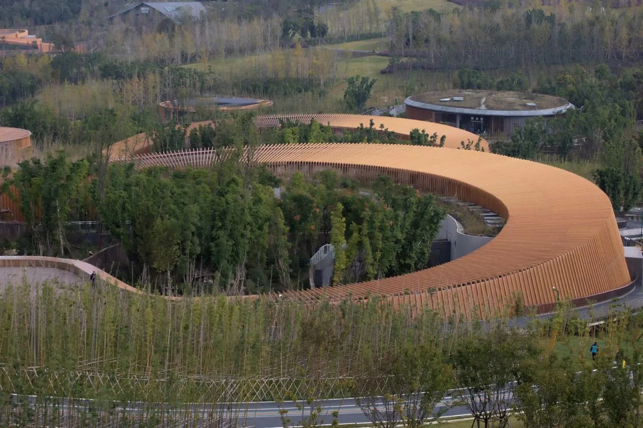 BIM Architecture | Chengdu Panda New House: Natural Habitat in the Valley and Forest/EID Arch Jiang Ping Studio