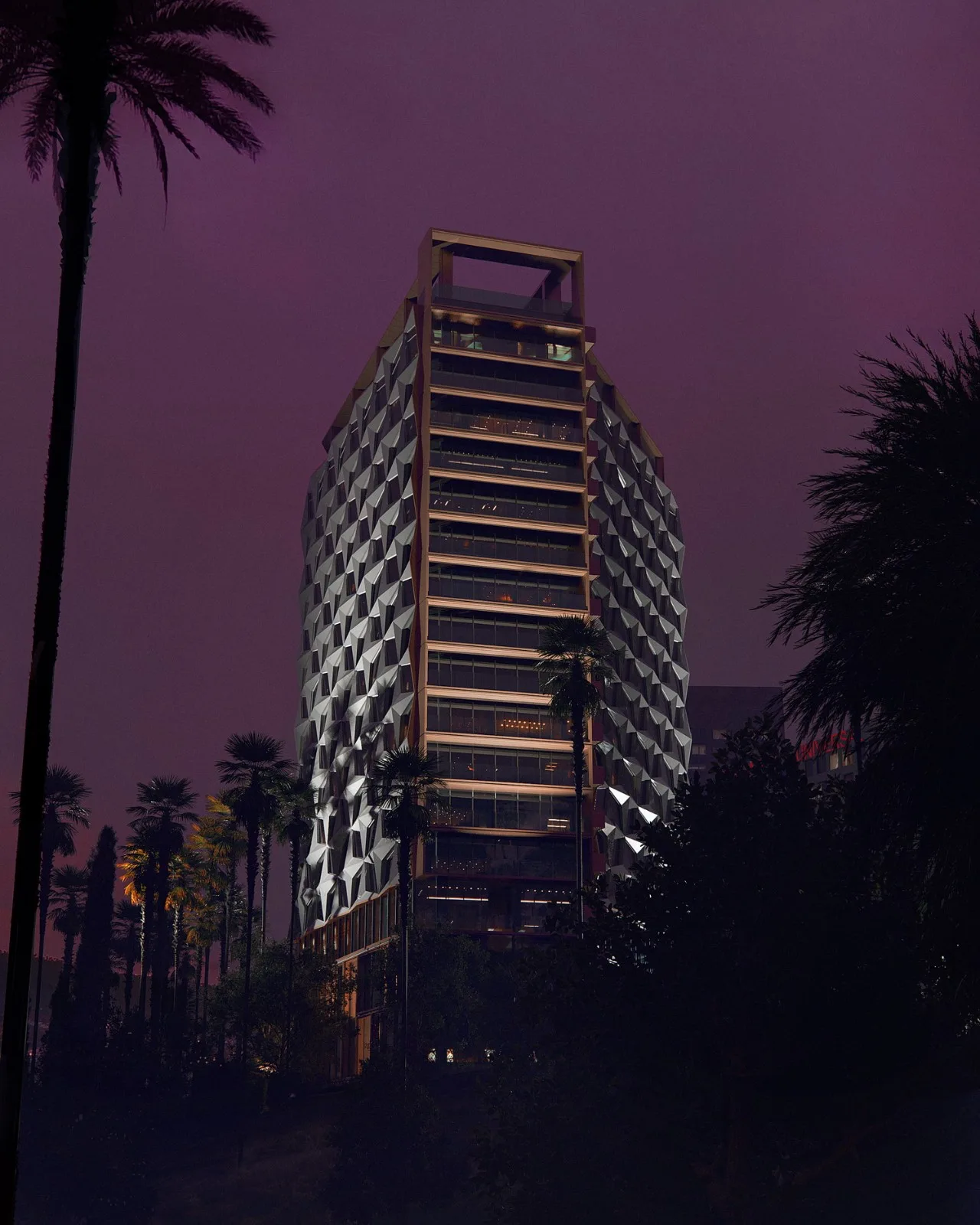 BIM Architecture | Hilton Hotel Expansion in Universal Studios, Los Angeles/Zhu Peidong line+Architecture Firm