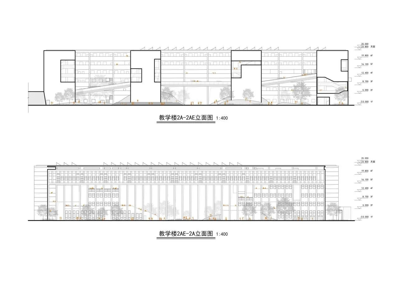 BIM Architecture | NanHai Guicheng Jingui High School/Vertical Beam Society