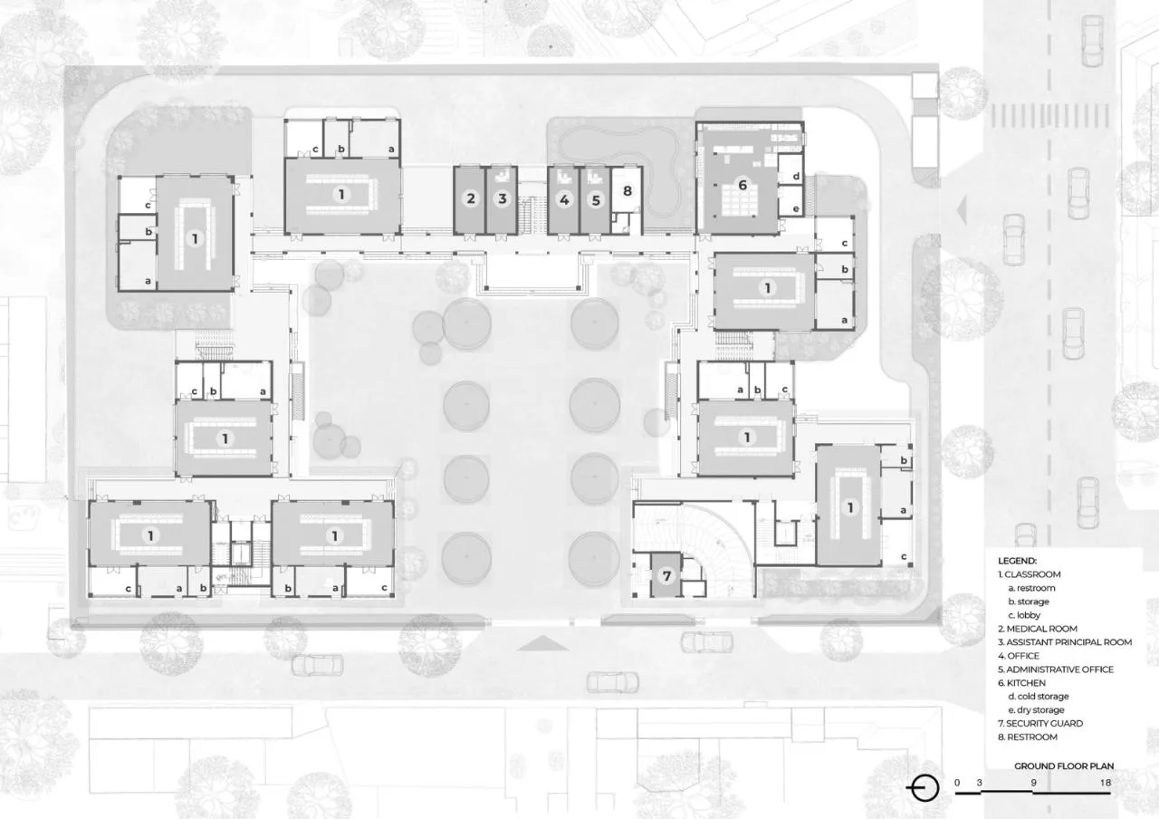 BIM Architecture | Dich Vong Hau Kindergarten/Sunjin Vietnam Joinventure Company
