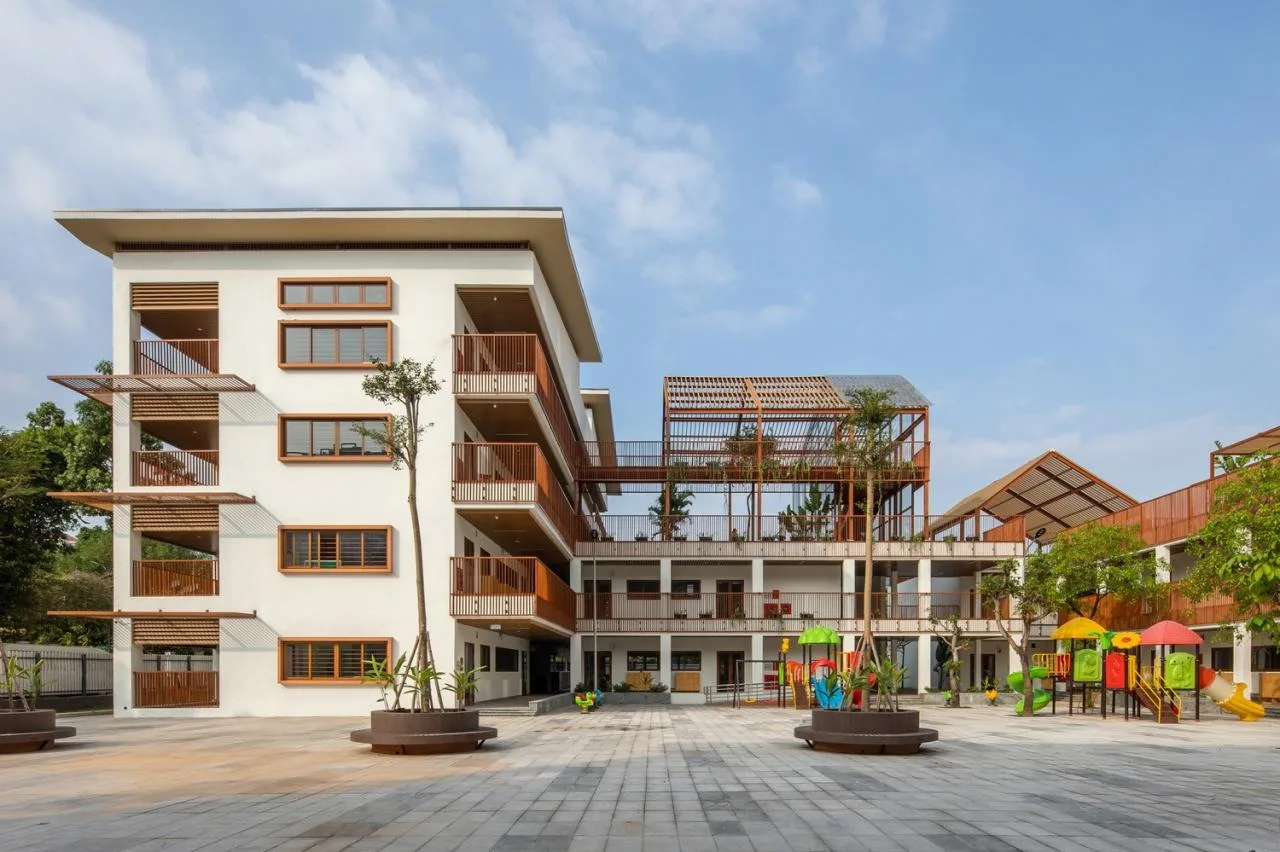 BIM Architecture | Dich Vong Hau Kindergarten/Sunjin Vietnam Joinventure Company