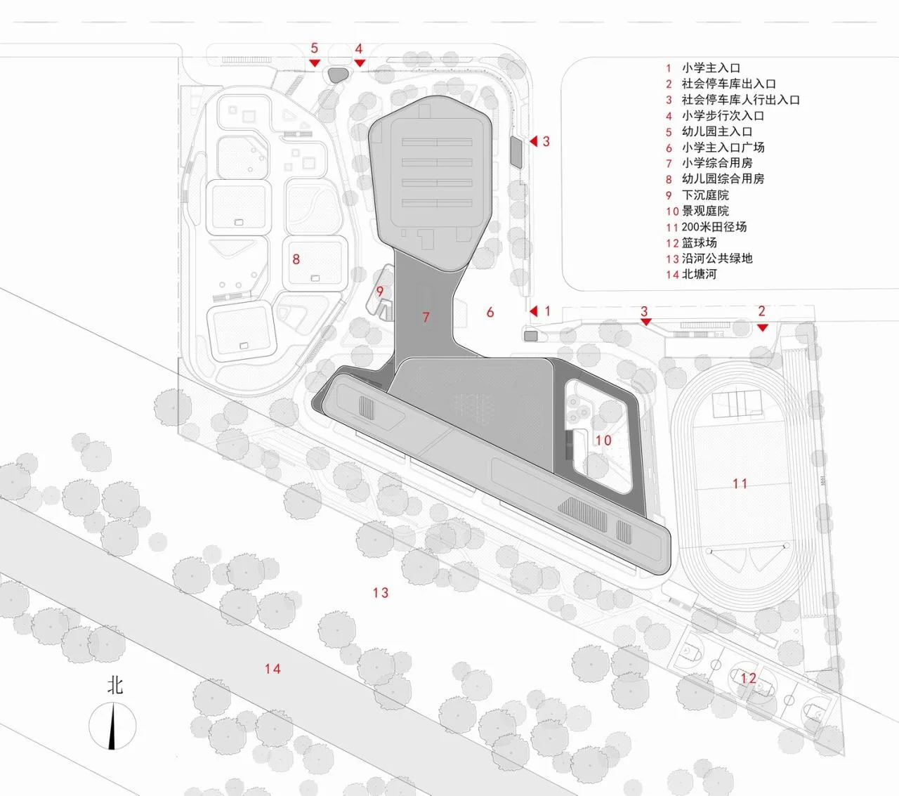 BIM Architecture | Dialogue with Childlike Hearts, Natural Paradise: Hangzhou Jiangnan Experimental School Education Group Jianghui Primary School/Zhejiang University Architectural Design and Research Institute