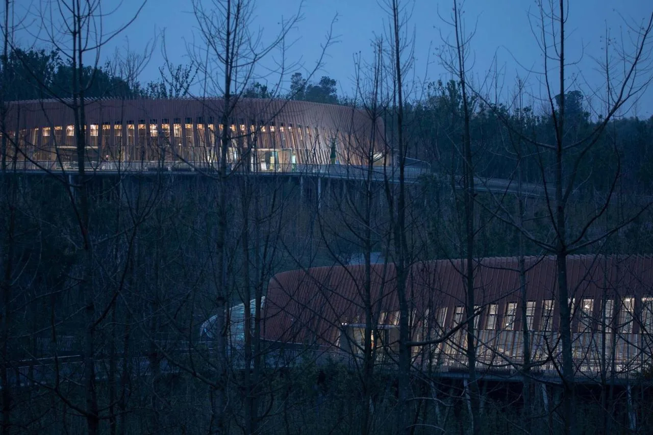BIM Architecture | Chengdu Panda New House: Natural Habitat in the Valley and Forest/EID Arch Jiang Ping Studio