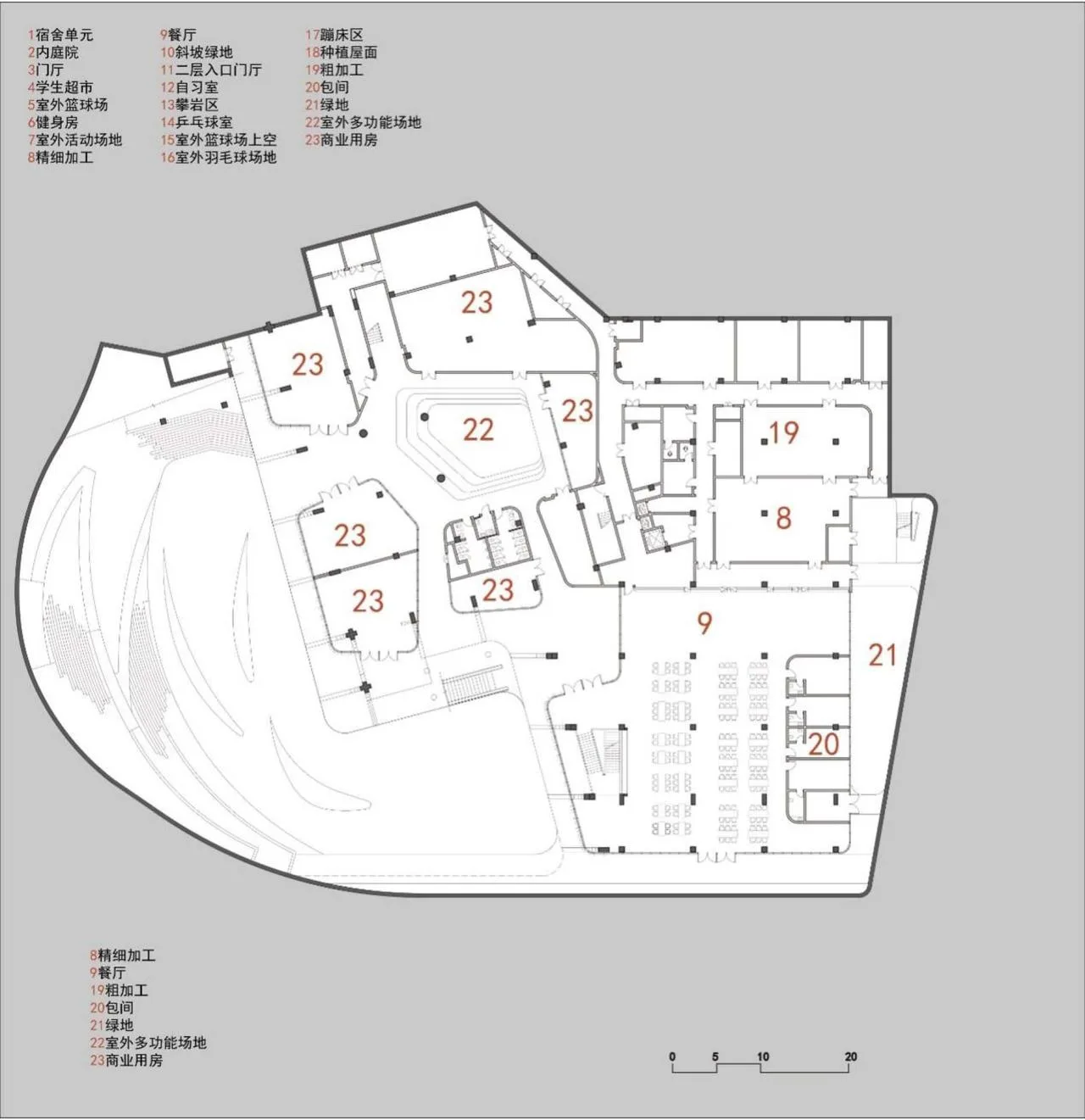 BIM Architecture | Yangtze River Delta Research Institute of University of Electronic Science and Technology of China (Quzhou) · Life Center/Tongji Institute Sifang Institute Innovation Design Center