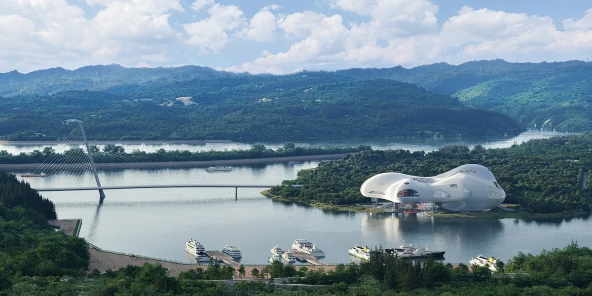 BIM Architecture | Building to Repair Damaged Sites: Yichang Grand Theater Winning Bid Deepening Plan/OPEN