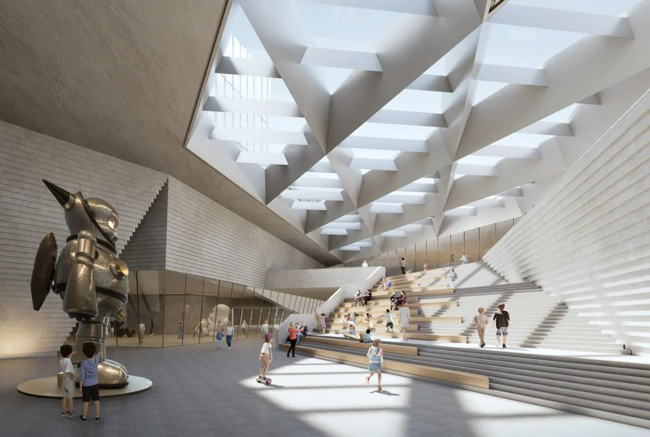 BIM Architecture | Shenzhen Key City Cultural Space: Longhua Two Hearts and One Pavilion/AG Huichuang