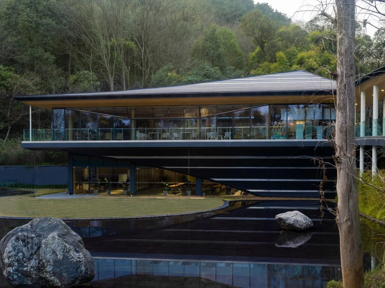BIM Architecture | Interpretation of Bamboo Culture Imagery: Chongzhou Zhuyi Village Tourist Center/Xiaoyin Architecture
