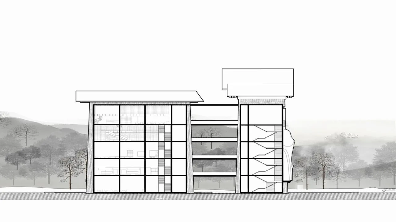 BIM Architecture | Xisuoshizhai - Architectural Design/Non professional Architecture of Xisuo Village Cultural Complex in Marcang City