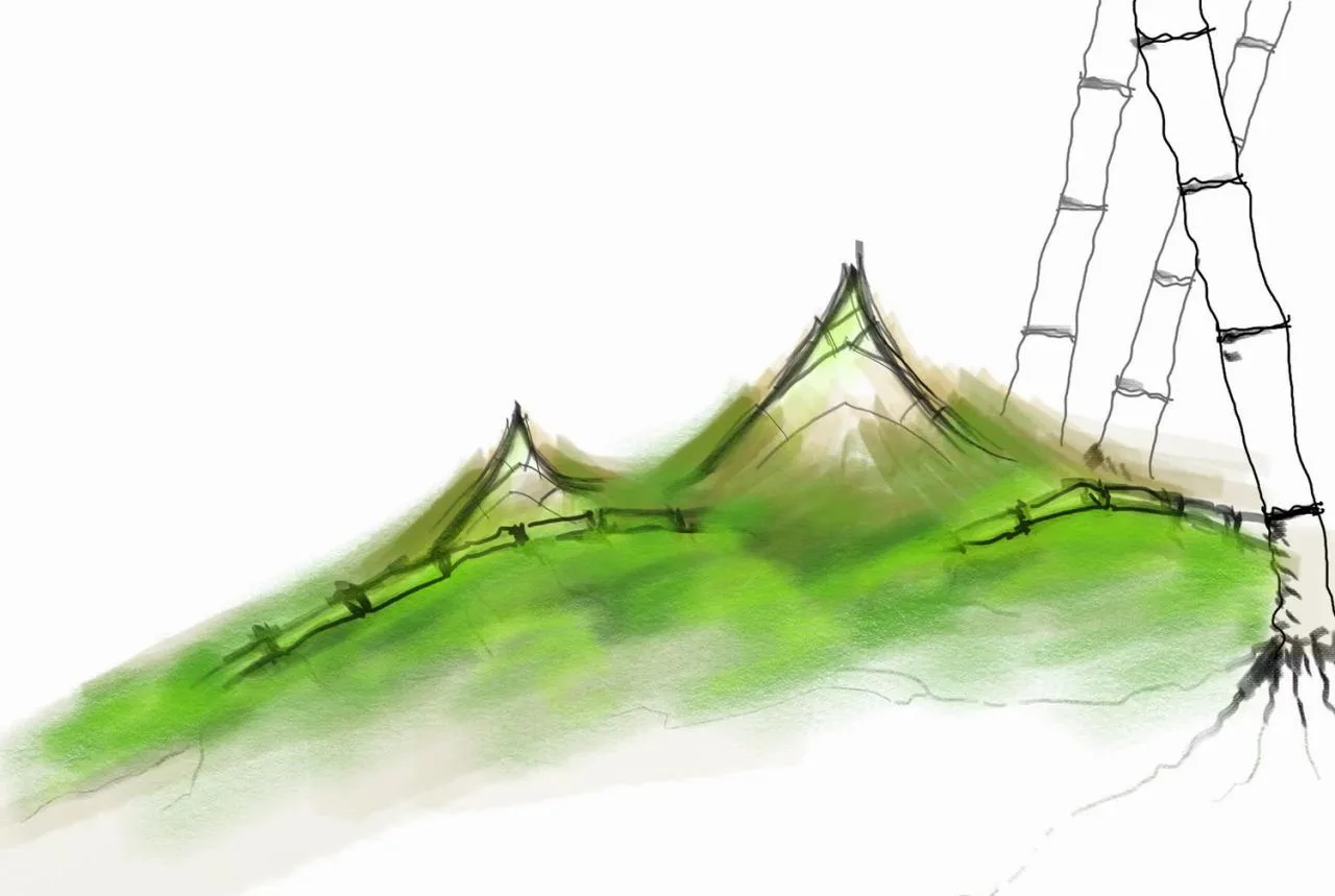 BIM Architecture | Interpretation of Bamboo Culture Imagery: Chongzhou Zhuyi Village Tourist Center/Xiaoyin Architecture
