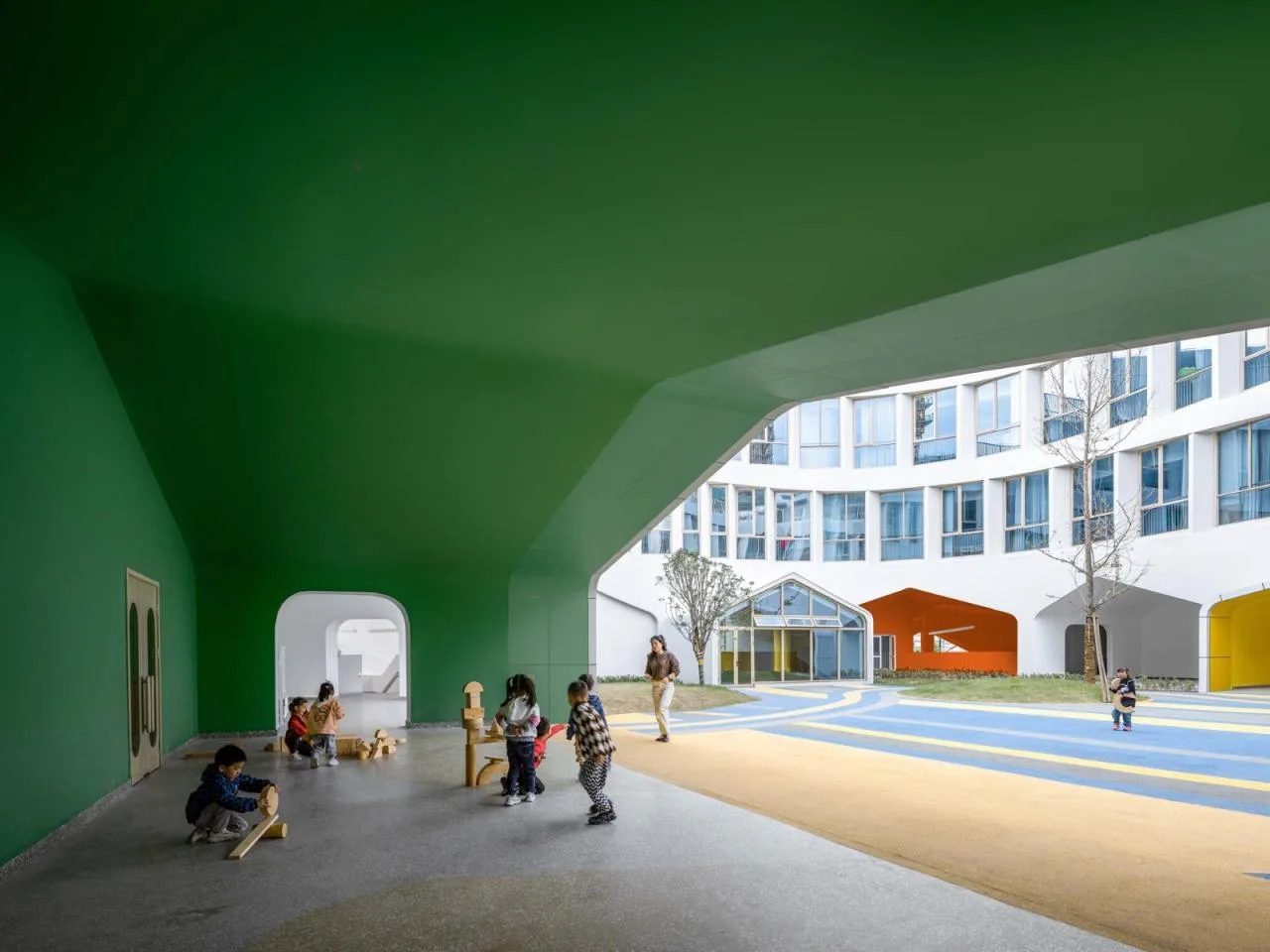 BIM Architecture | Quzhou Kecheng District Teacher Kindergarten/01 City