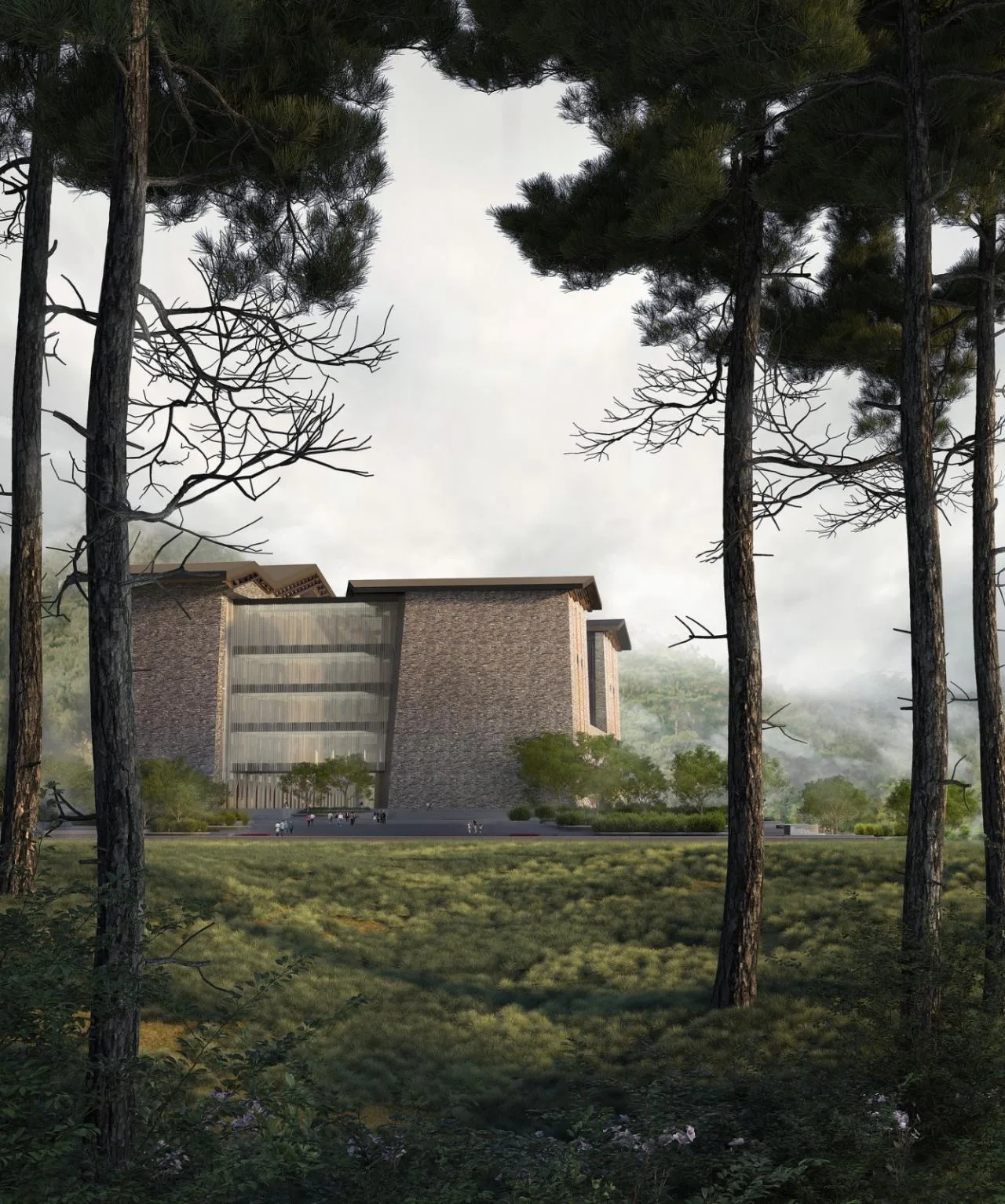 BIM Architecture | Xisuoshizhai - Architectural Design/Non professional Architecture of Xisuo Village Cultural Complex in Marcang City